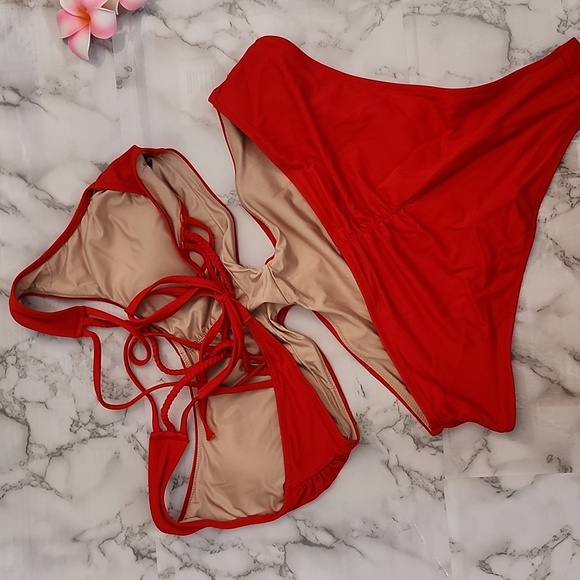 Shade & Shore Women's Braided Monokini size large - Picture 5 of 16